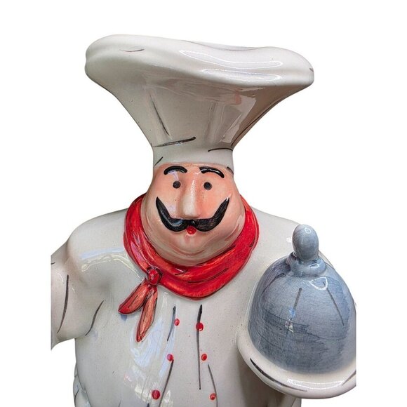 WCL Polystone Chef Sculpture Kitchen Decor - Picture 9 of 15